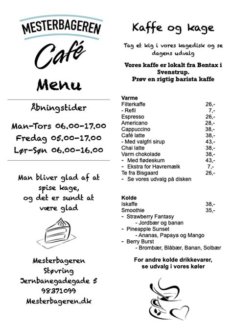 burger støvring|Menu